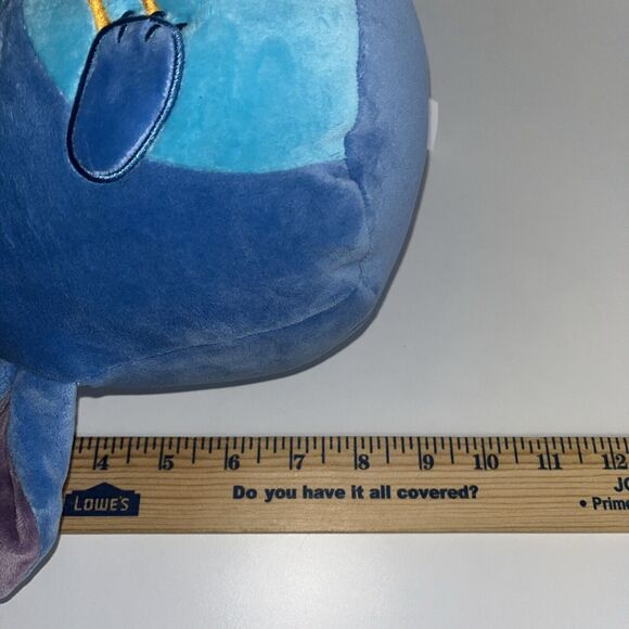 Squishmallows Stitch Disney Movie 8” Eating Sushi Chopsticks Blue Alien - Picture 9 of 9